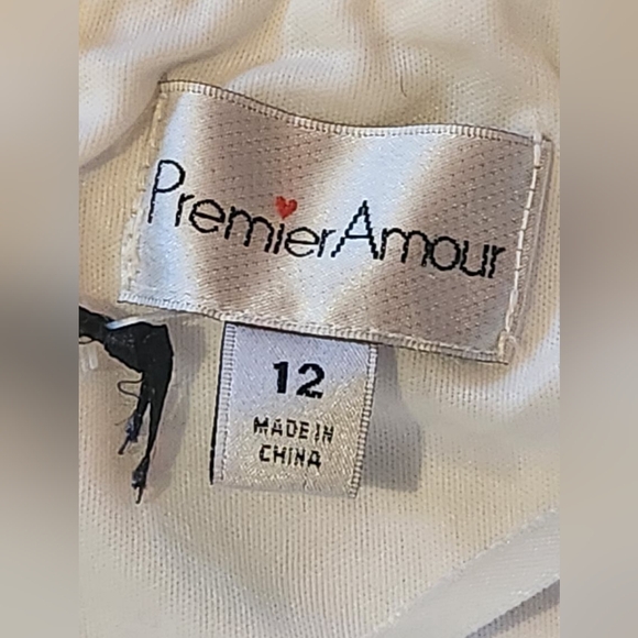 Premier Amour white cocktail dress. - Picture 4 of 5